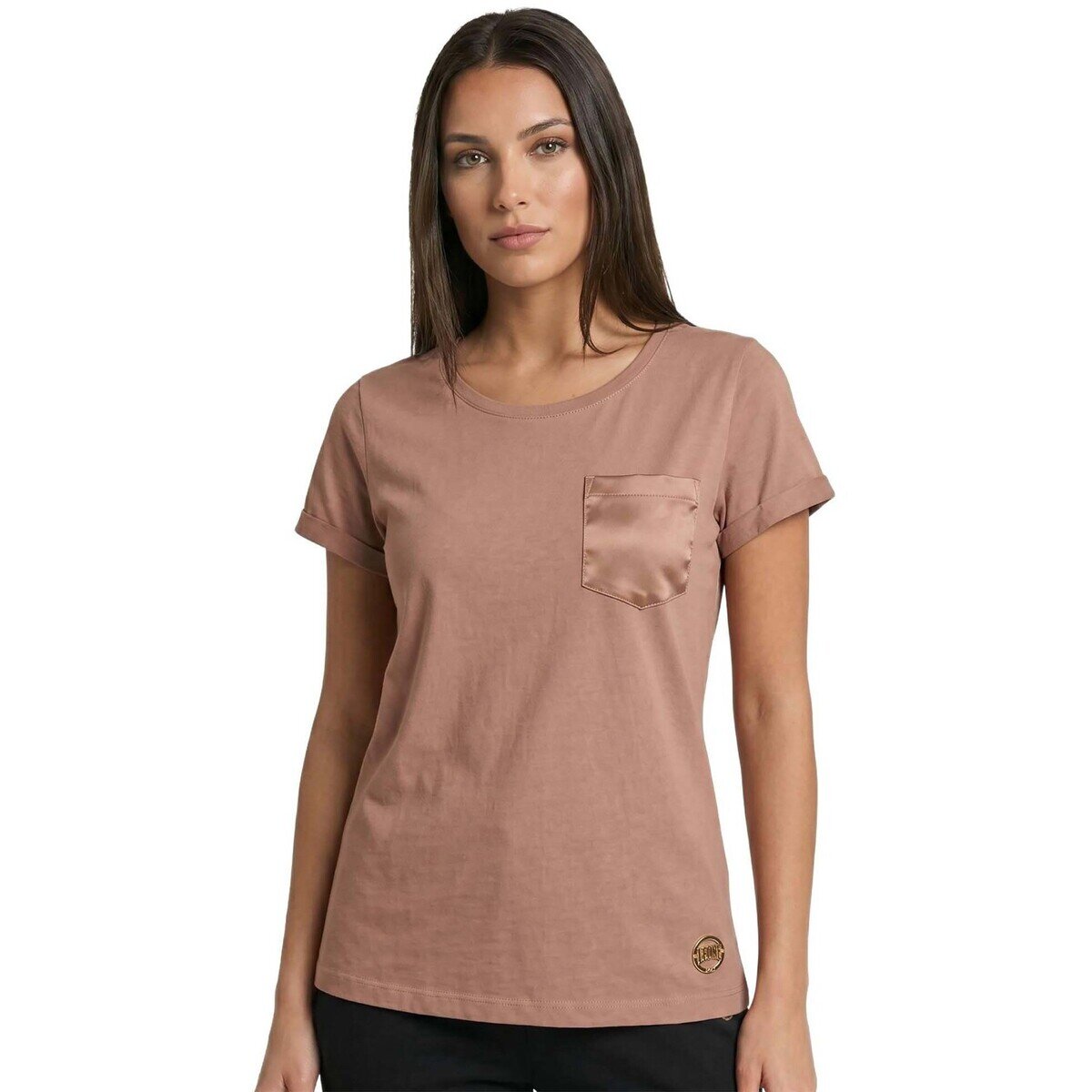 Leone 1947 Îmbracaminte Woman T-Shirt Short Sleeves Classy