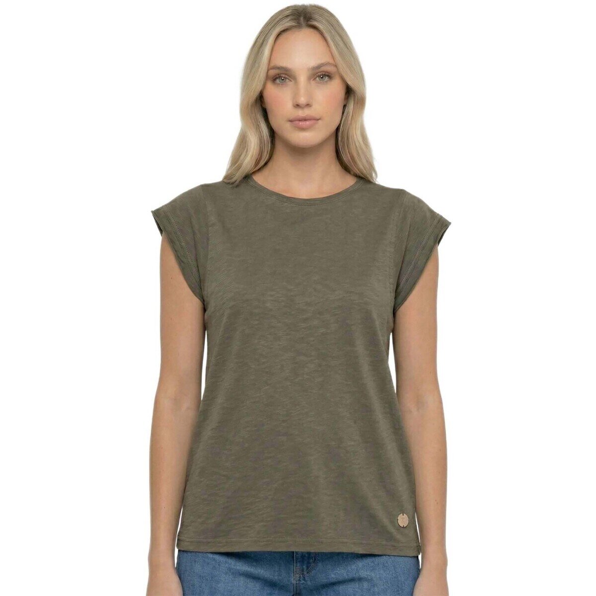 Leone 1947 Îmbracaminte Woman T-Shirt Short Sleeves Urban Safari