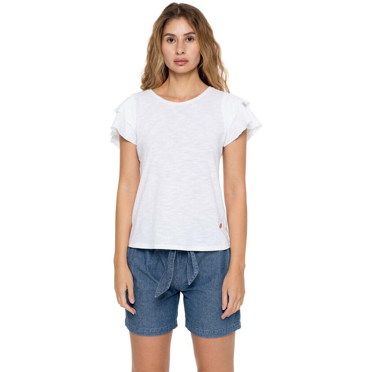 Leone 1947 Îmbracaminte Woman T-Shirt Short Sleeves Urban Safari