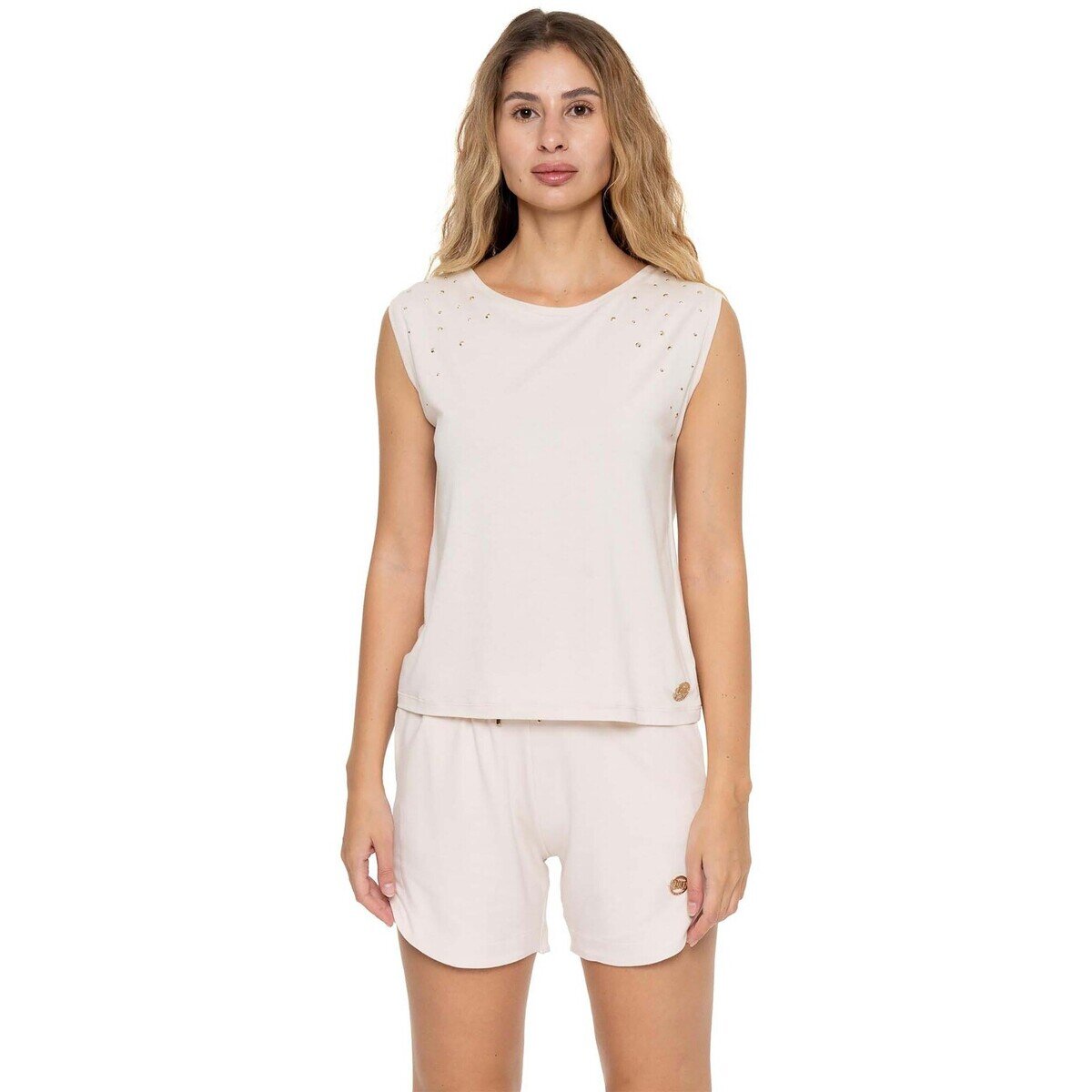 Leone 1947 Îmbracaminte Woman T-Shirt Sleveless Classy