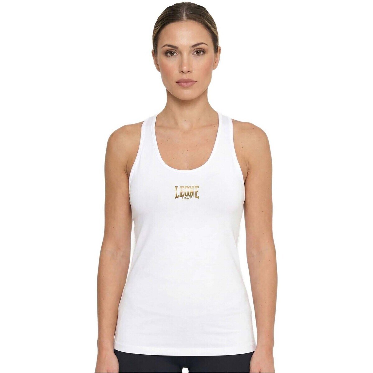 Leone 1947 Îmbracaminte Woman Tank Active Gold