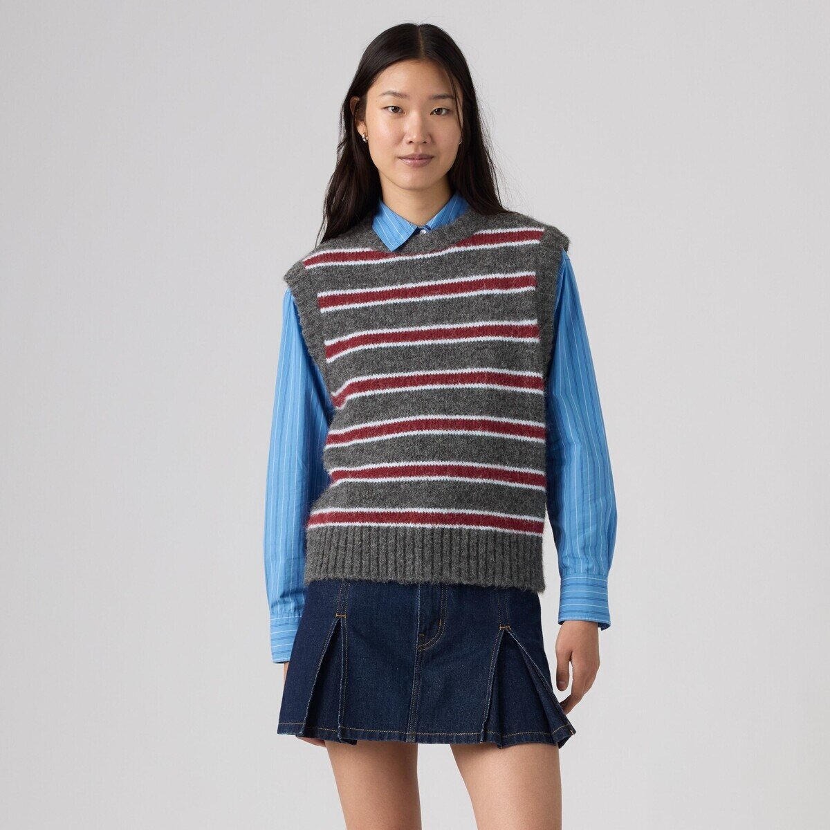 Levi's Îmbracaminte Alice Sweater Vest Juliette Stripe V6 Da