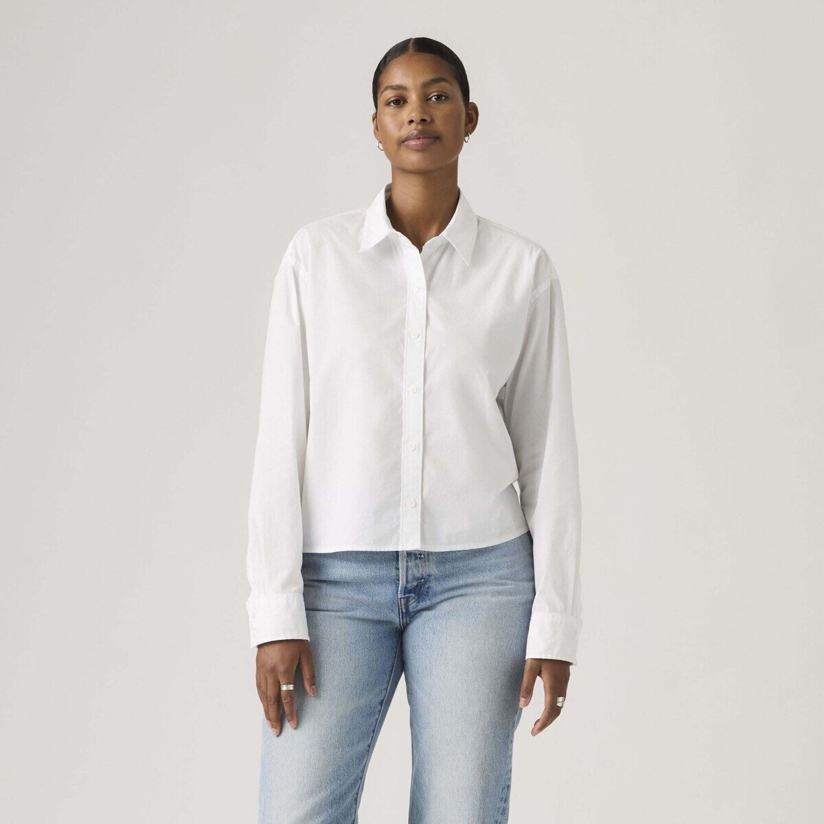 Levi's Îmbracaminte Cropped Harlie Shirt Bright White