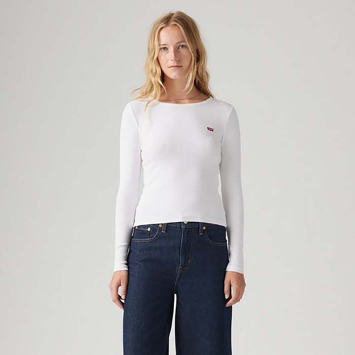 Levi's Îmbracaminte Hayes Ls Tee White