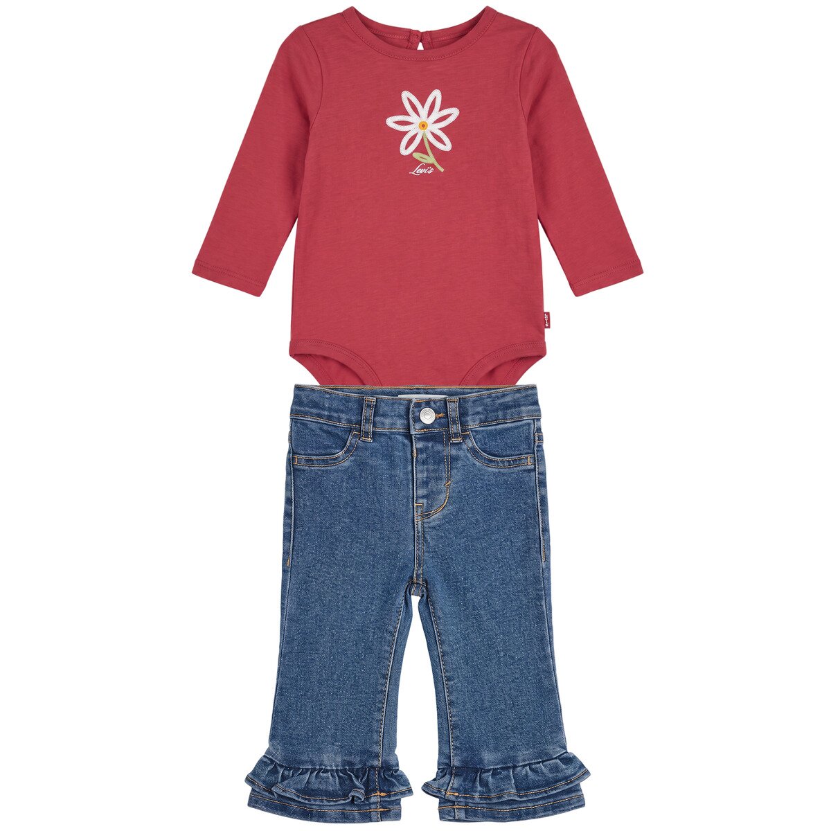 Levi's Îmbracaminte LS TOP RUFFLE FLARE LEG