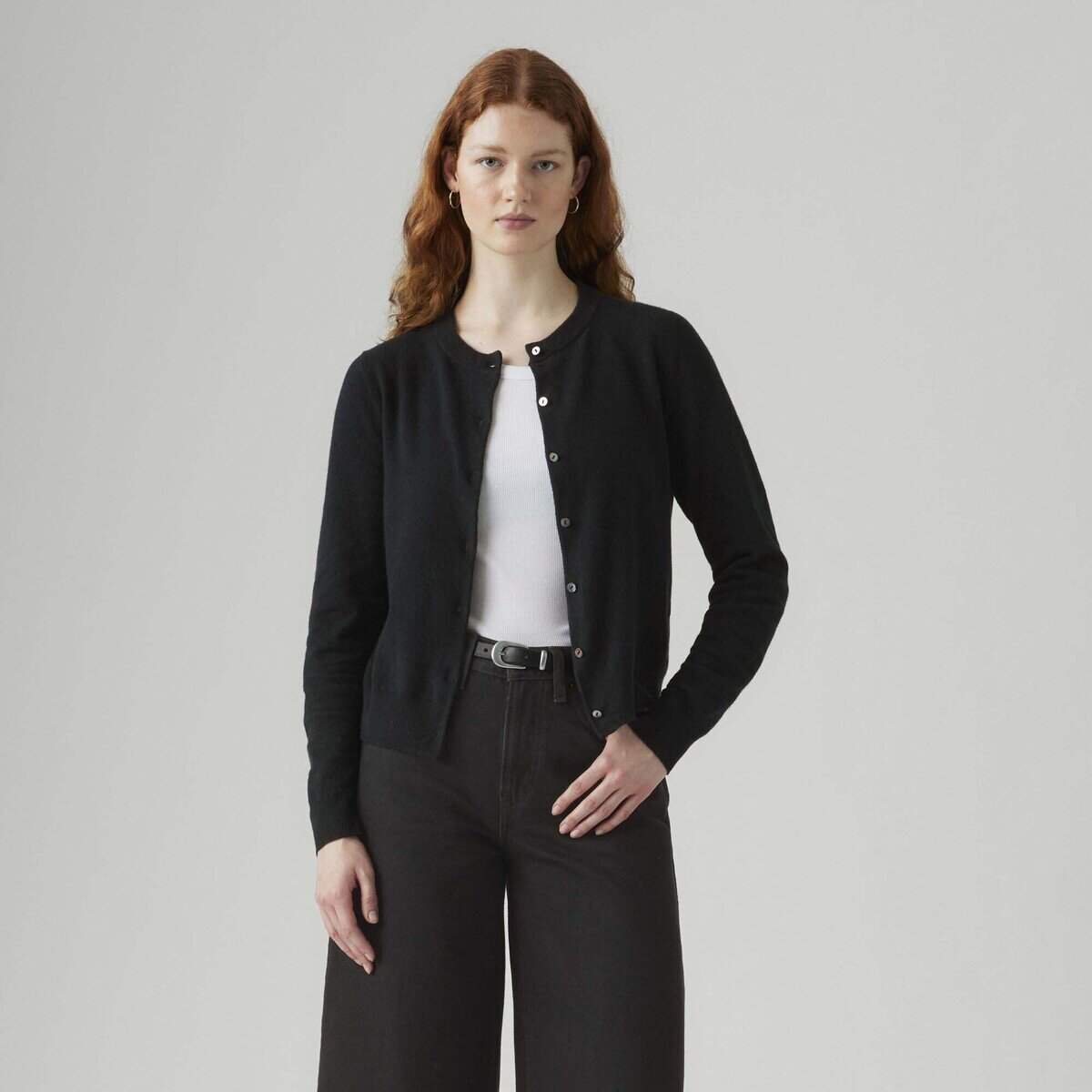 Levi's Îmbracaminte Super Soft Crewneck Cardi Anthracite Night