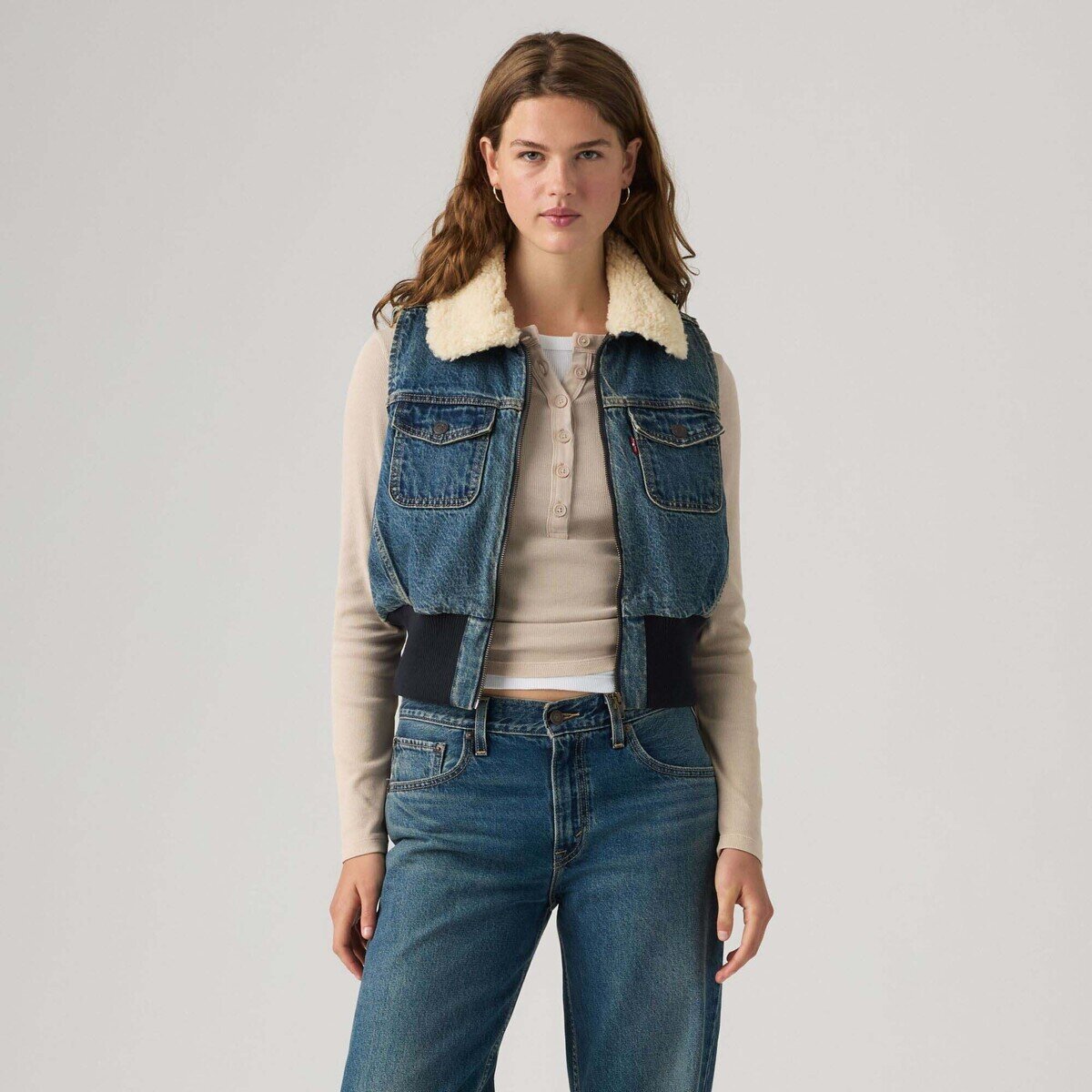 Levi's Îmbracaminte Tiny Sherpa Vest Rescued City Vest