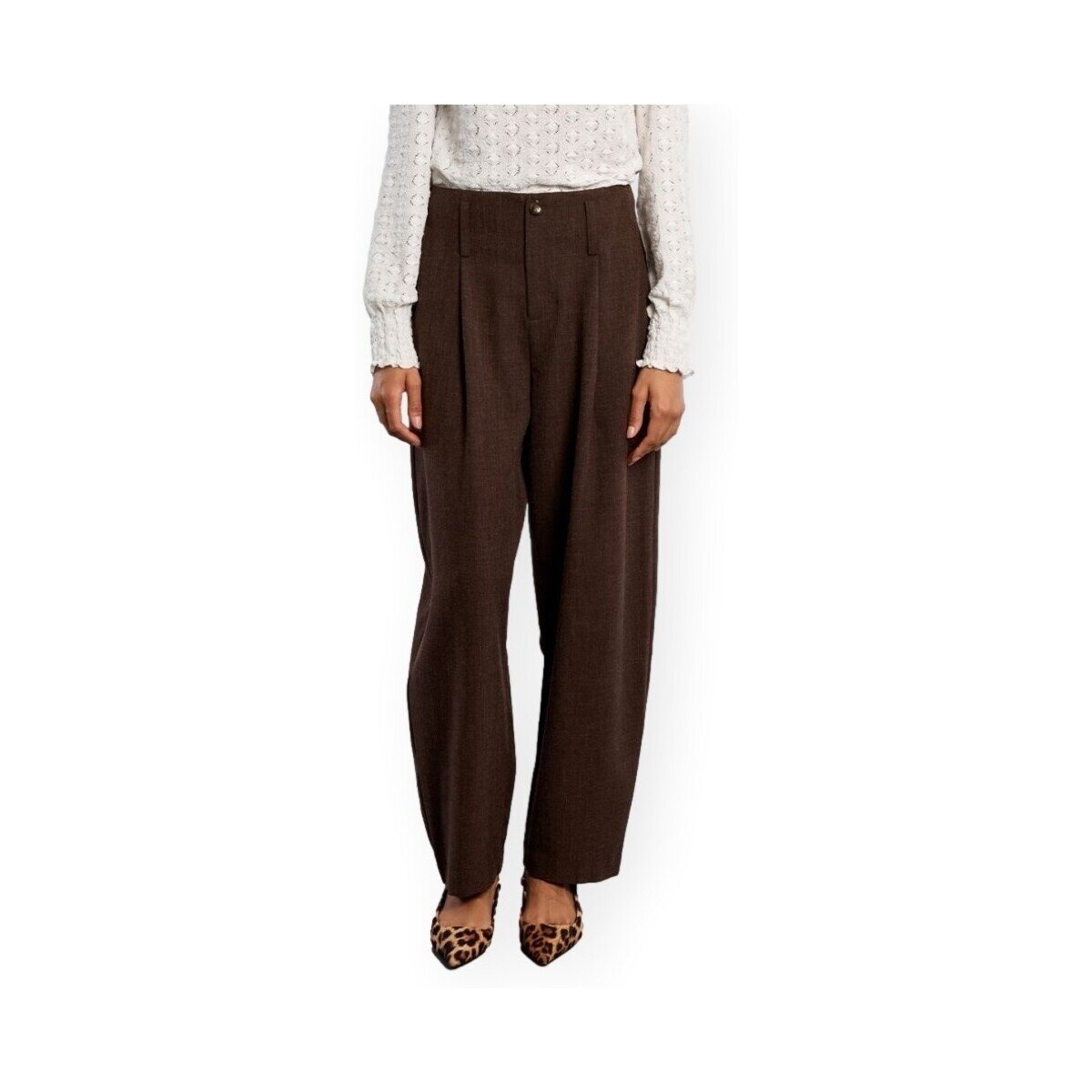 Lili Sidonio Îmbracaminte Trousers RL763 - Brown