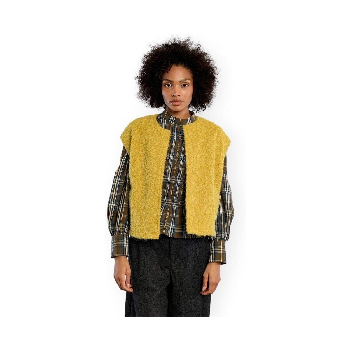 Lili Sidonio Îmbracaminte Vest TL437A - Lime Green