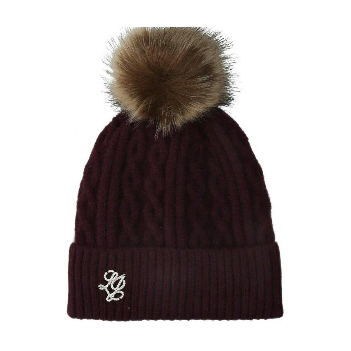 Liu Jo Accesorii textile 2f6008 Ma33s Beanie Trecce Ponpon