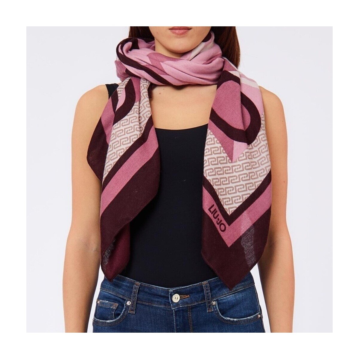 Liu Jo Accesorii textile 2f6068 T2745 Foulard Portalogo