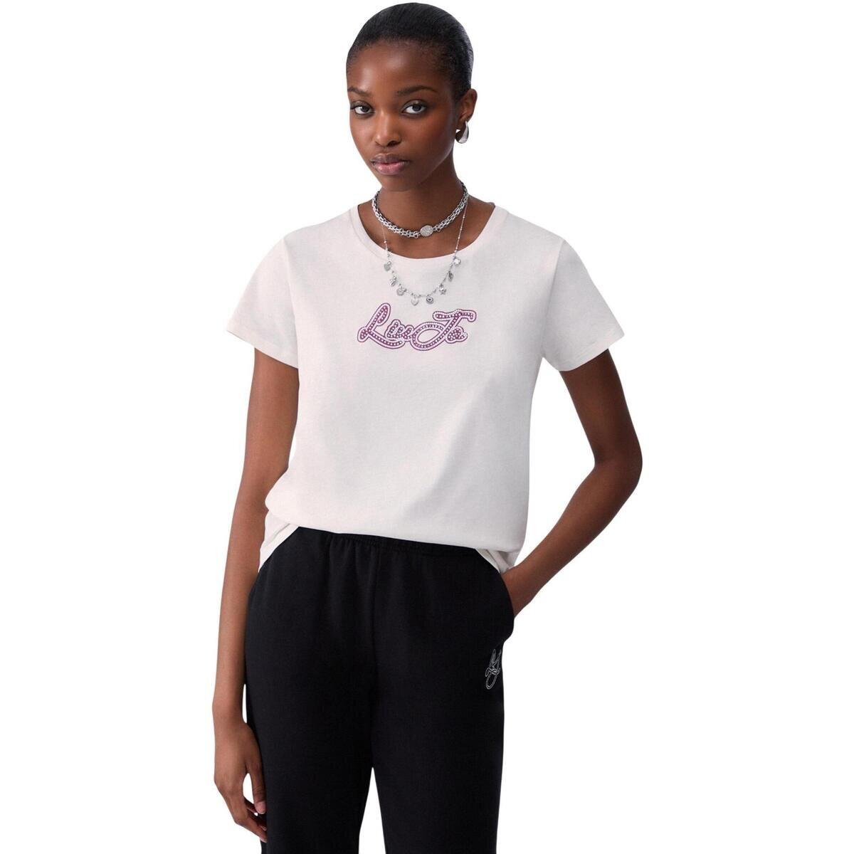 Liu Jo Îmbracaminte BASIC T-SHIRT TF6283 JS923
