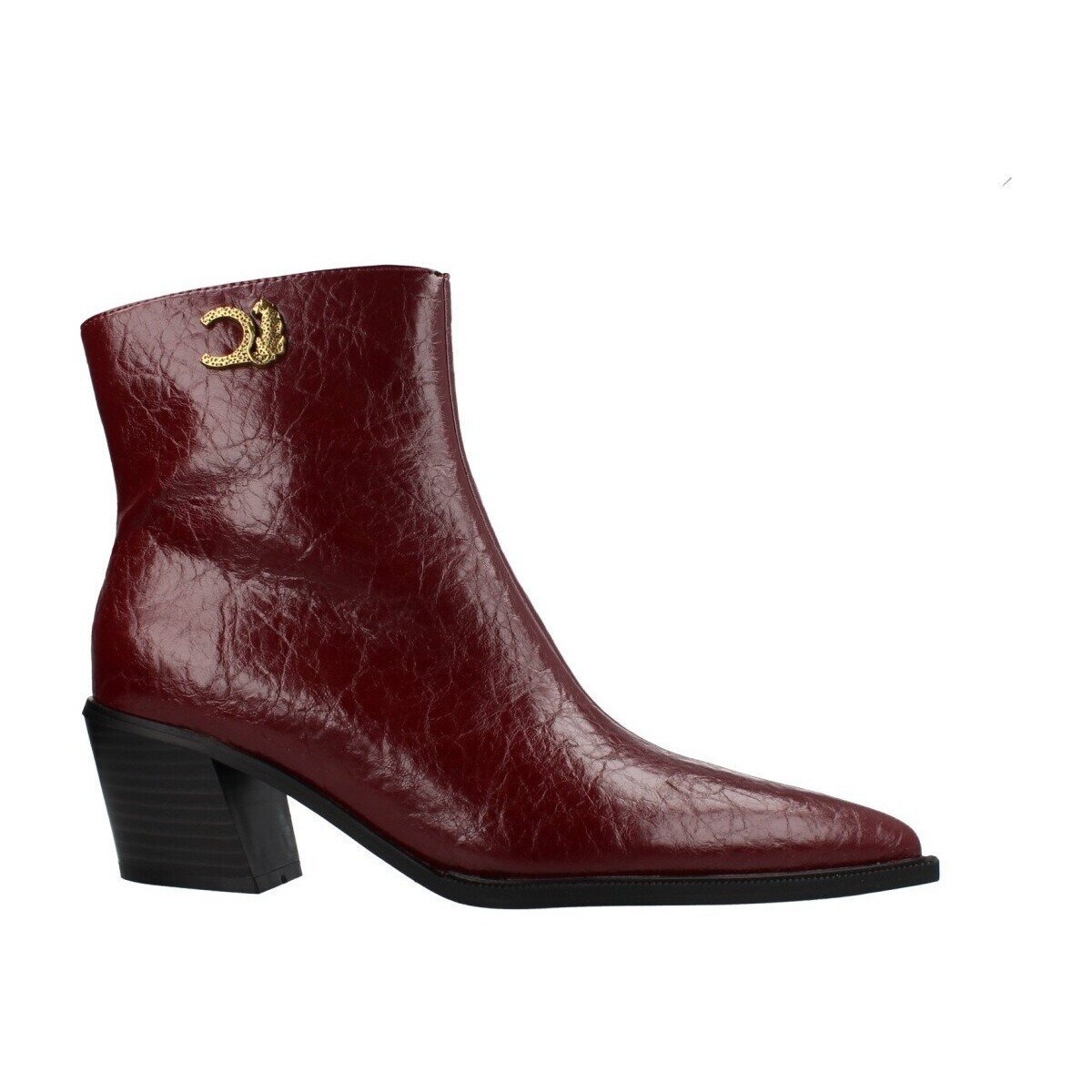 Lola Casademunt Pantofi Lc Textured Leopard Leather Effect Ankle