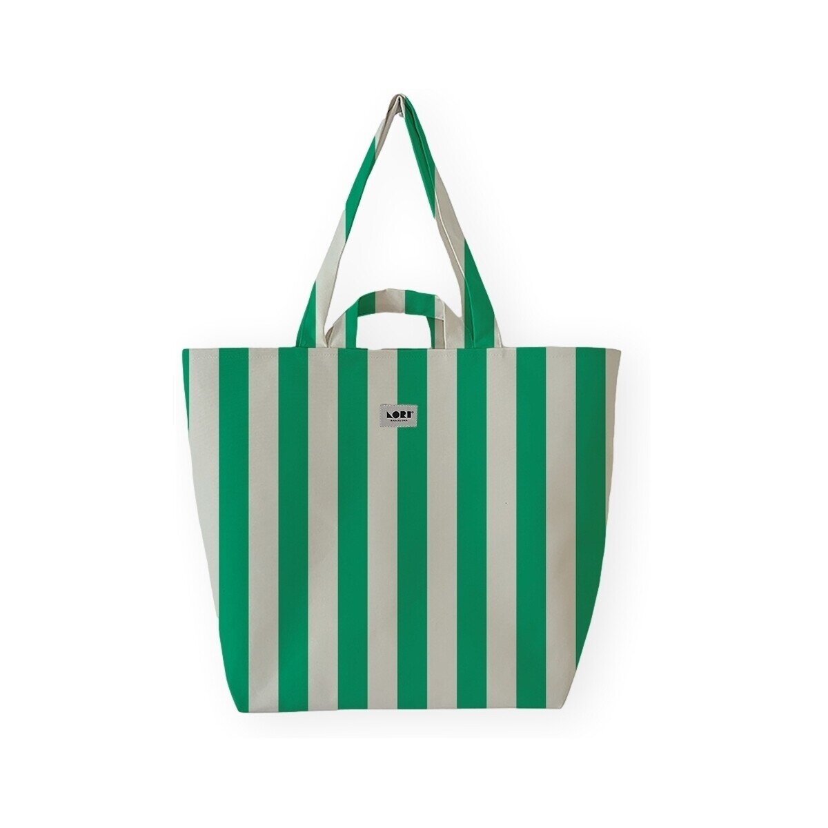 Lori Barcelona Genti Bold Stripe Bag - Green