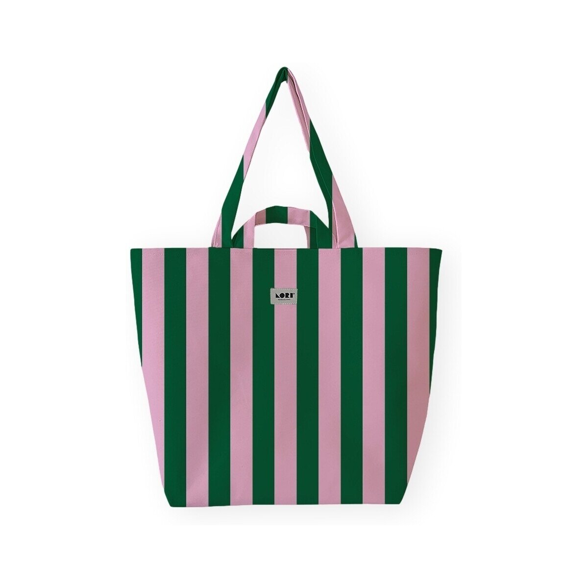 Lori Barcelona Genti Bold Stripe Bag - Pink/Green