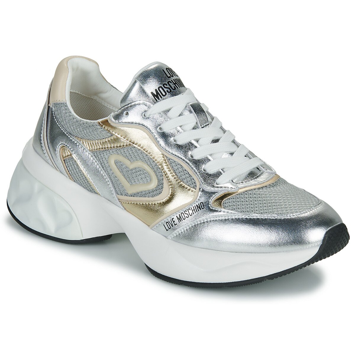 Love Moschino Pantofi CRYSTAL LOVE SNEAKER