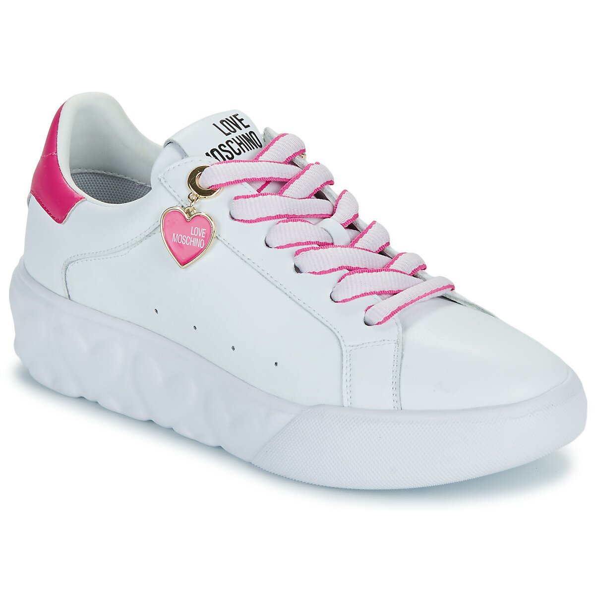 Love Moschino Pantofi FUXIA HEART+GOLD