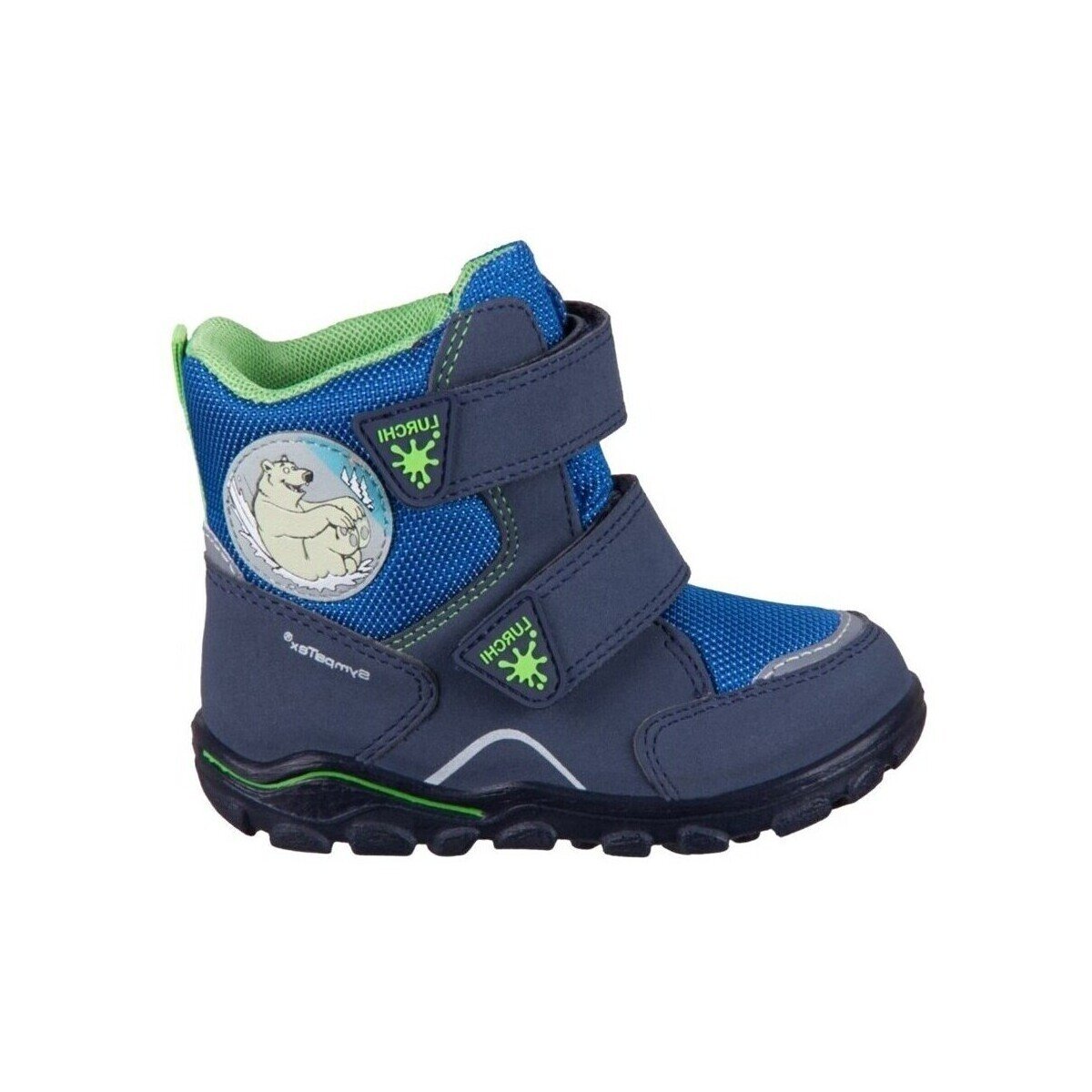 Lurchi Pantofi Kalle Dark Blue Applegreen Textil