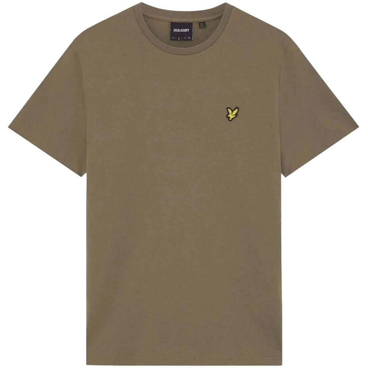 Lyle & Scott Îmbracaminte Plain T-Shirt Khaki Ash