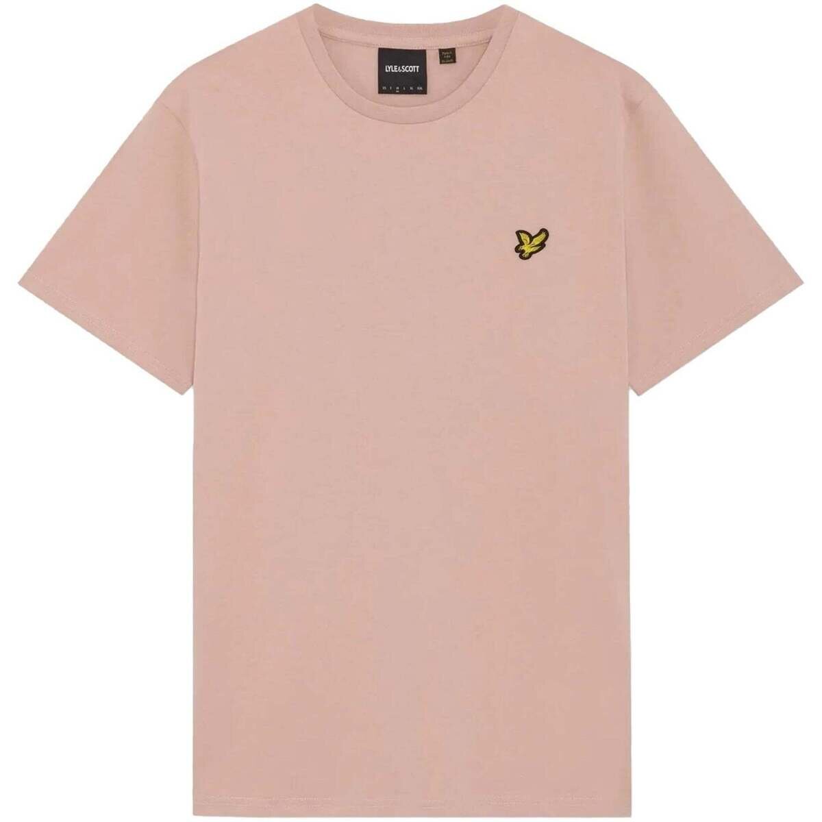 Lyle & Scott Îmbracaminte Plain T-Shirt Pink Grapefruit