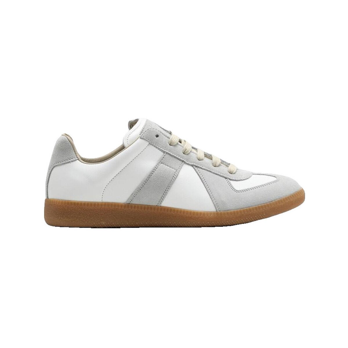 Maison Margiela Pantofi Baskets cuir blanc