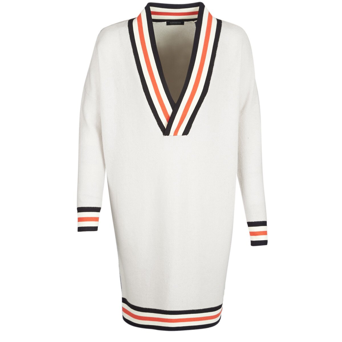Maison Scotch Îmbracaminte WHITE LONG SLEEVES