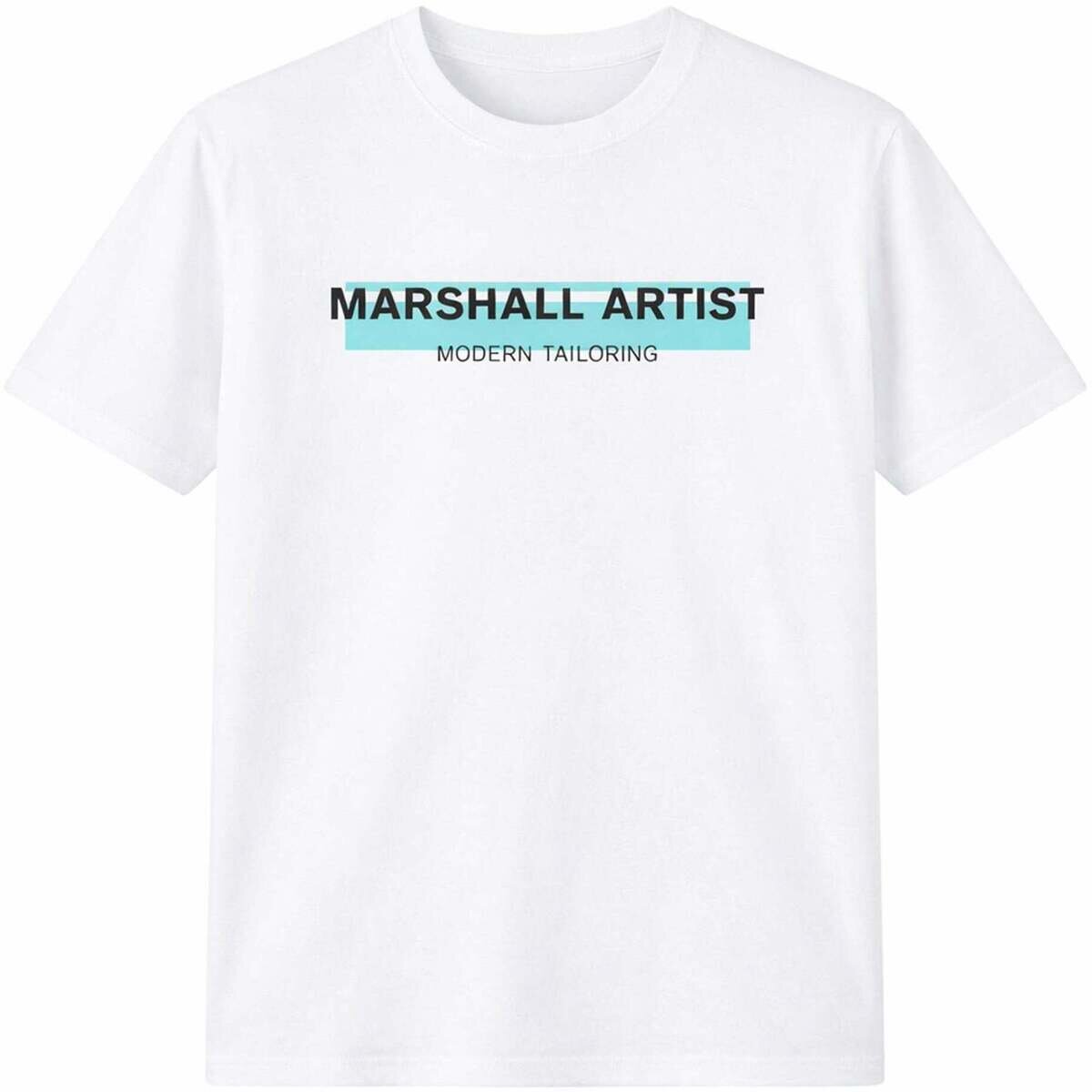 Marshall Artist Îmbracaminte Seafield Logo T-Shirt White