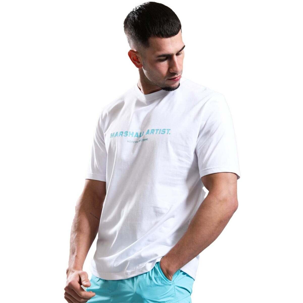 Marshall Artist Îmbracaminte Thermo T-Shirt White/Mint