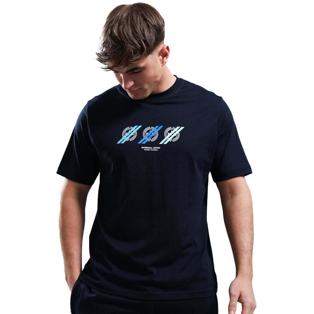 Marshall Artist Îmbracaminte Treble T-Shirt Navy