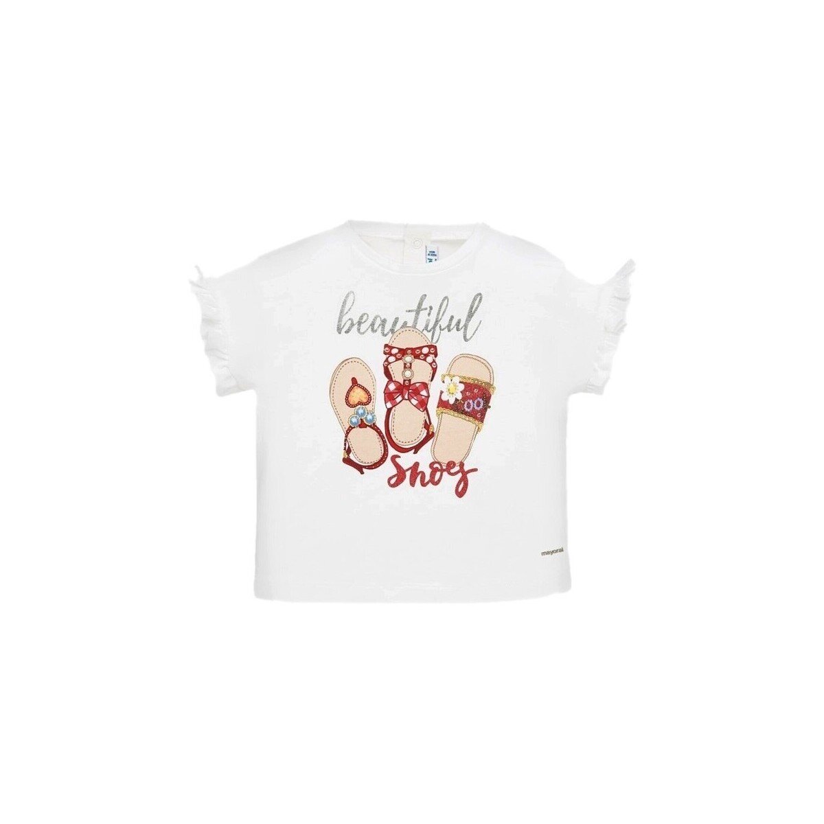 Mayoral Îmbracaminte 1064 camiseta Blanco