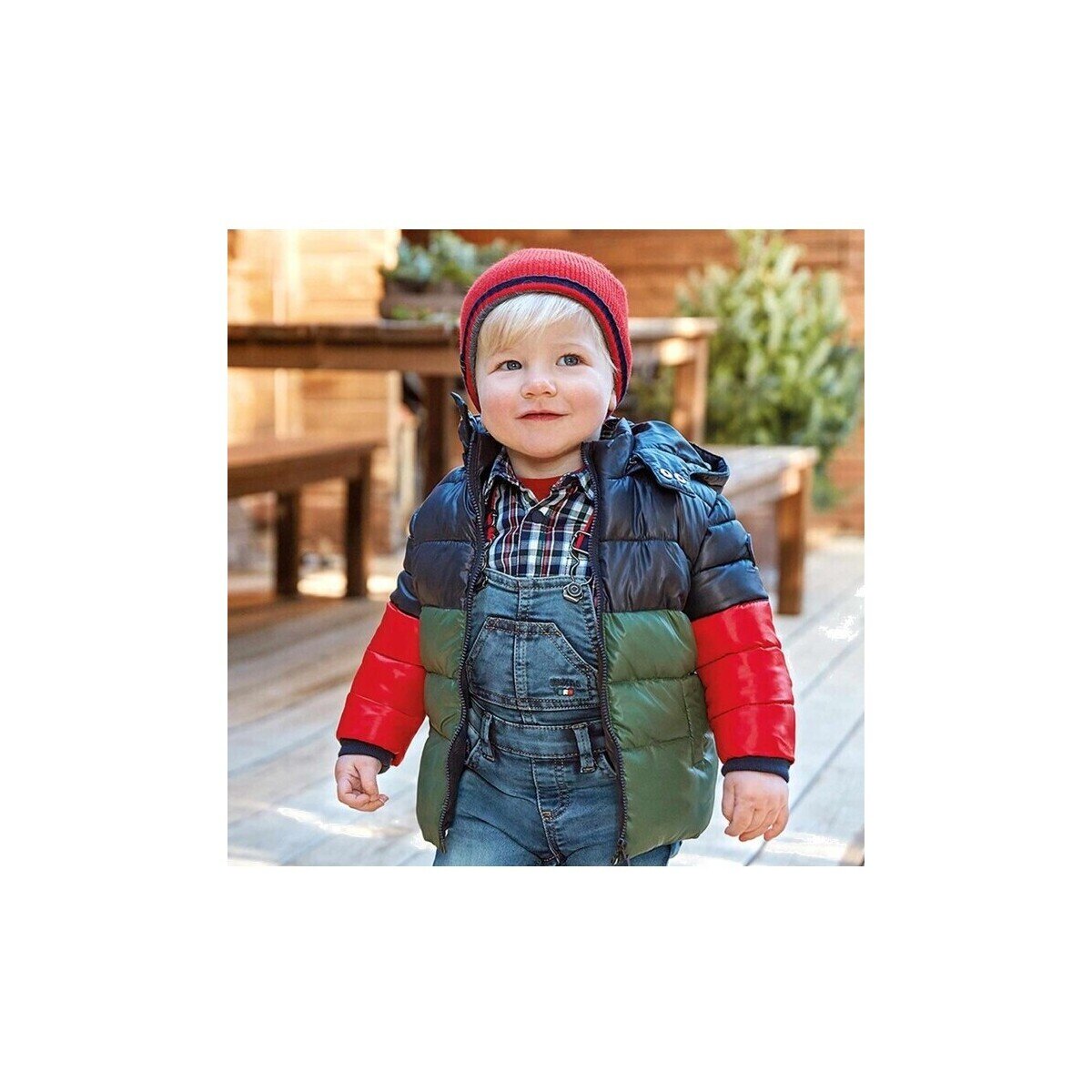 Mayoral Îmbracaminte 2483 Chaquetón impermeable Verde