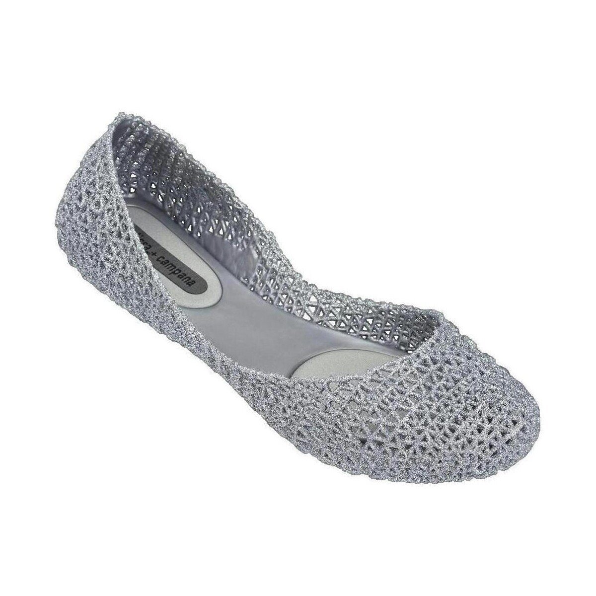 Melissa Pantofi Ballerines Campana Papel VII argent