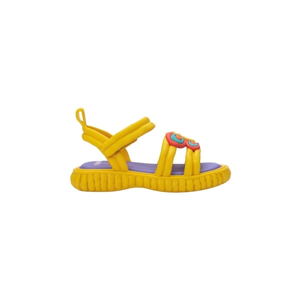 Melissa Pantofi MINI Baby Create + Play Doh Sandals - Yellow/Purple