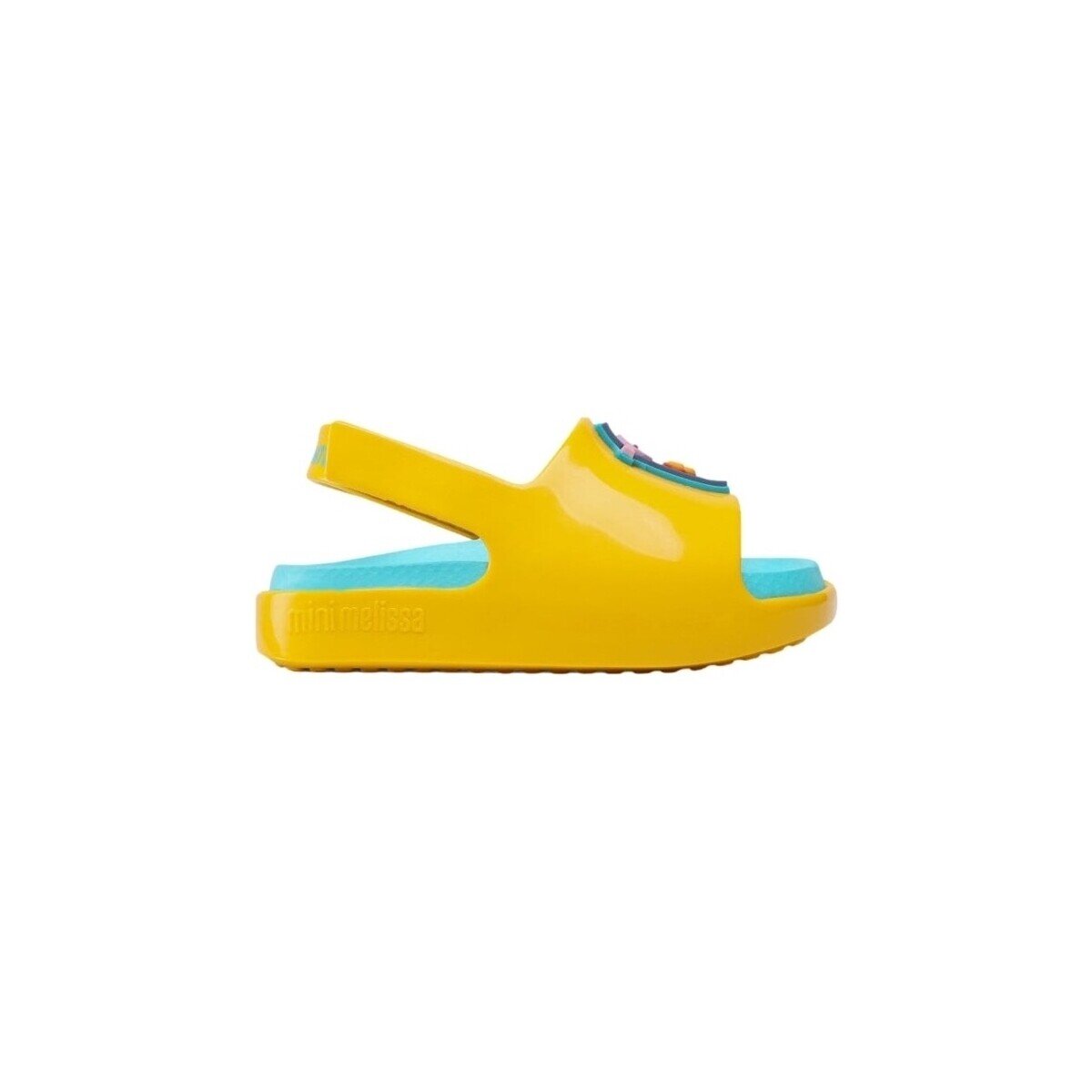 Melissa Pantofi MINI Cloud Slide Baby Sandals - Yellow/Blue