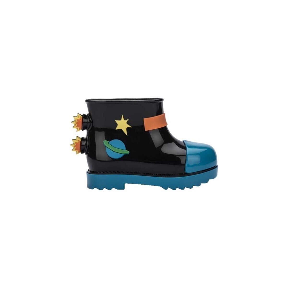 Melissa Pantofi MINI Rain Boot+Fábula B - Blue/Black
