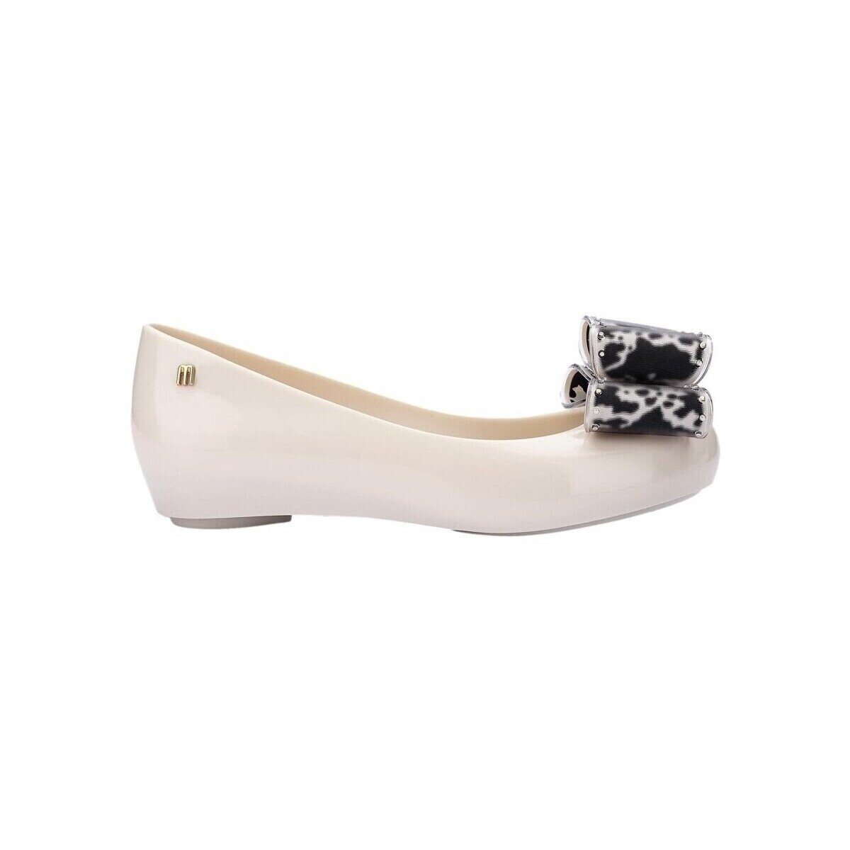 Melissa Pantofi Ultragirl Classic Bow - Beige/Black