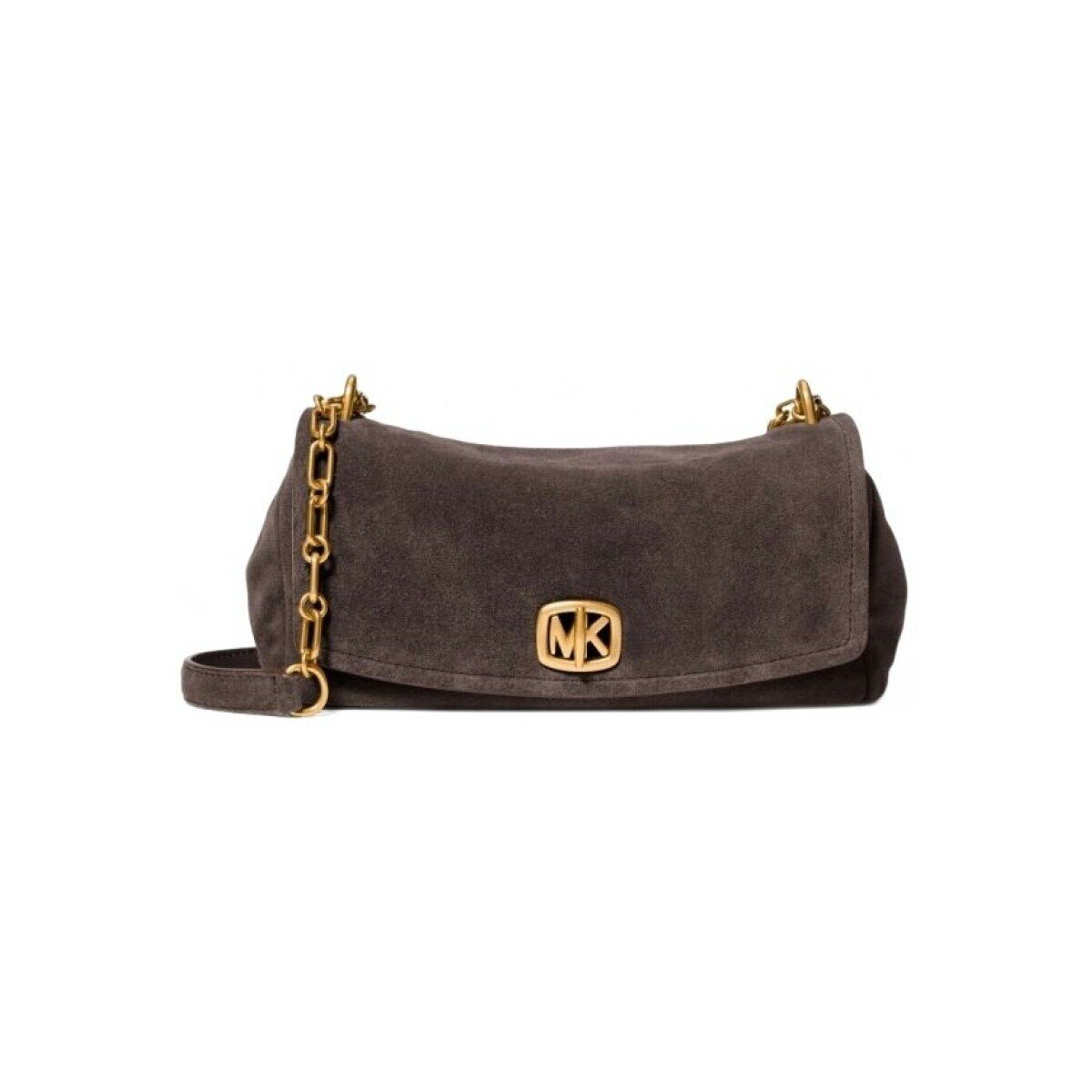 MICHAEL Michael Kors Genti Sm Turnlock Cnv Chn Shdr