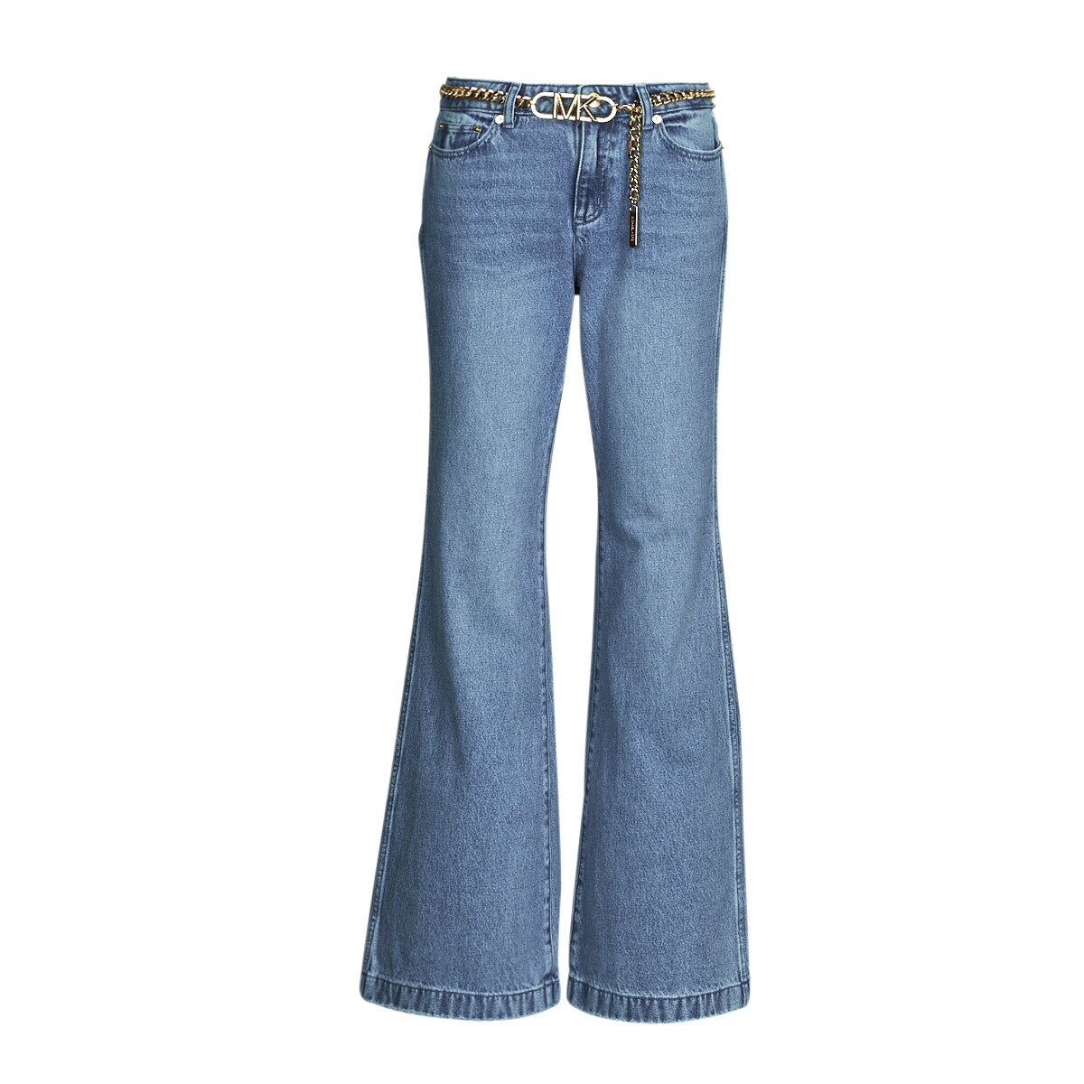 MICHAEL Michael Kors Îmbracaminte FLARE CHAIN BELT DNM JEAN