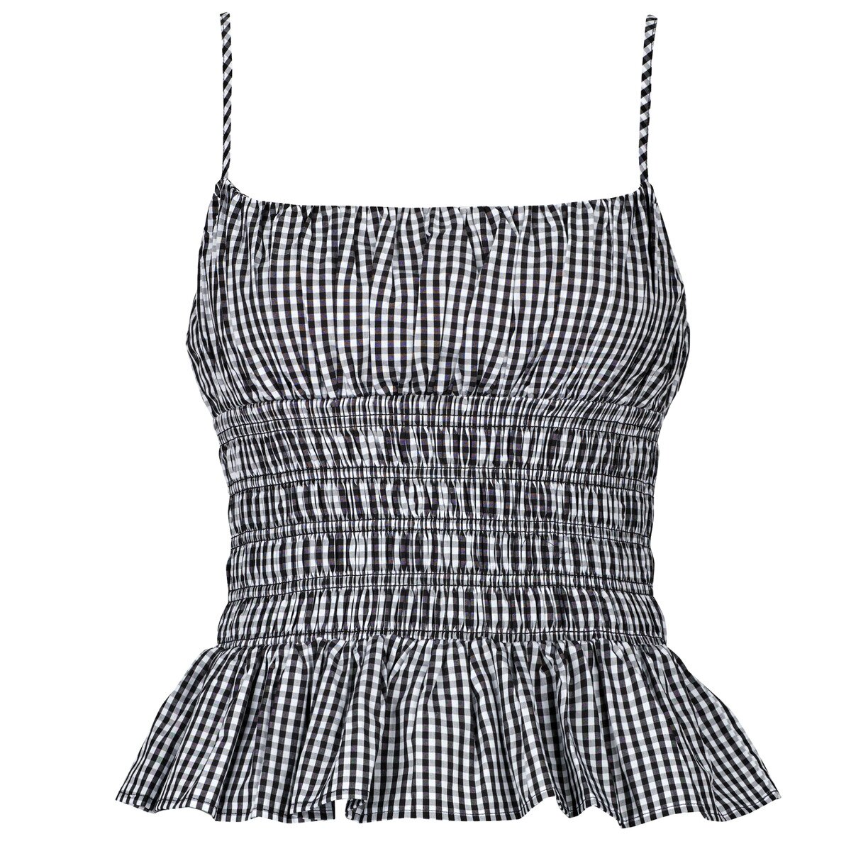 MICHAEL Michael Kors Îmbracaminte GINGHAM SMOCK TOP