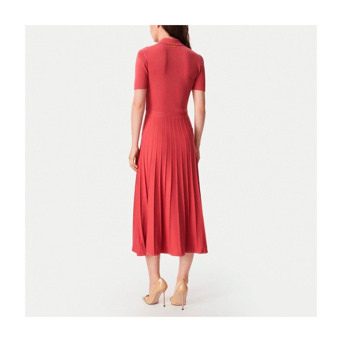 MICHAEL Michael Kors Îmbracaminte Mt5834f33d Fit N Flare Polo Ss Midi