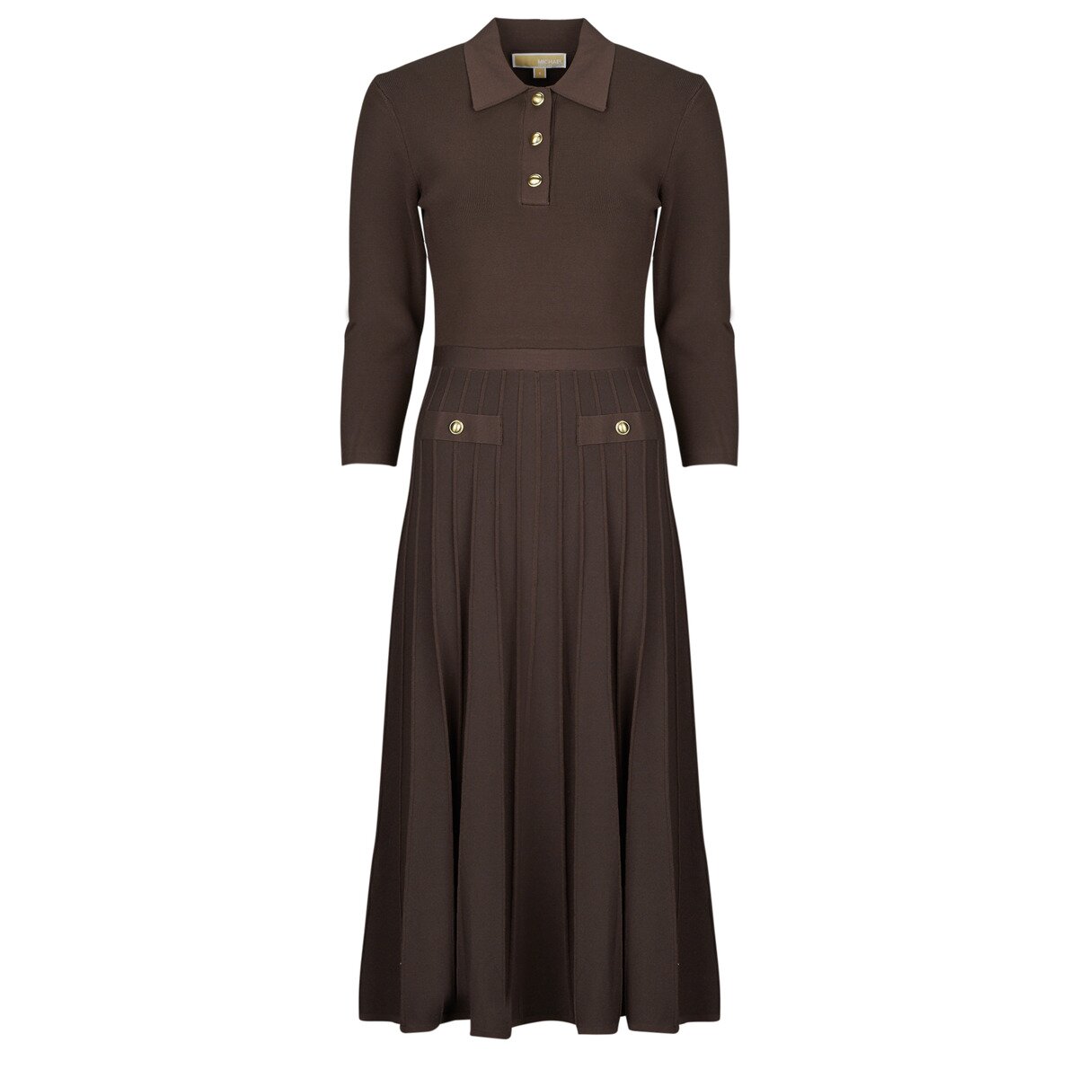 MICHAEL Michael Kors Îmbracaminte POLO FLARE MIDI DRESS