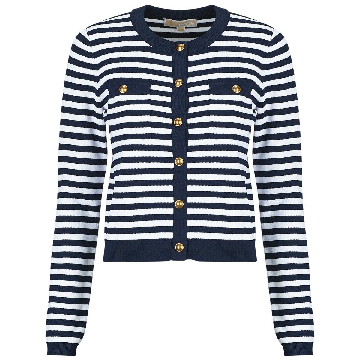 MICHAEL Michael Kors Îmbracaminte STRIPE SNAP CARDI JKT