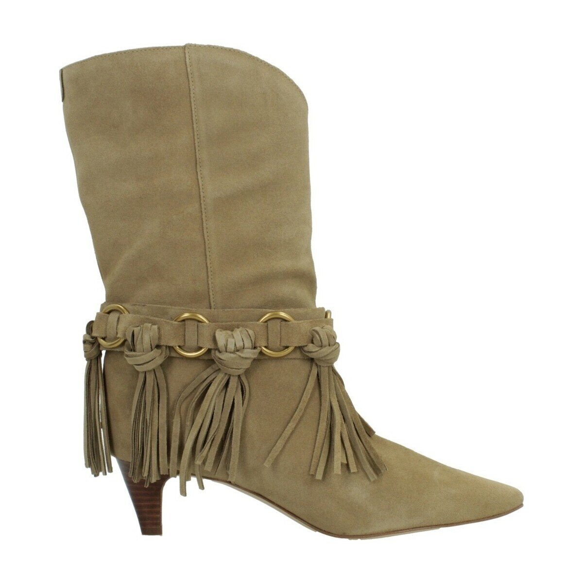 MICHAEL Michael Kors Pantofi Daniela Fringe Boot