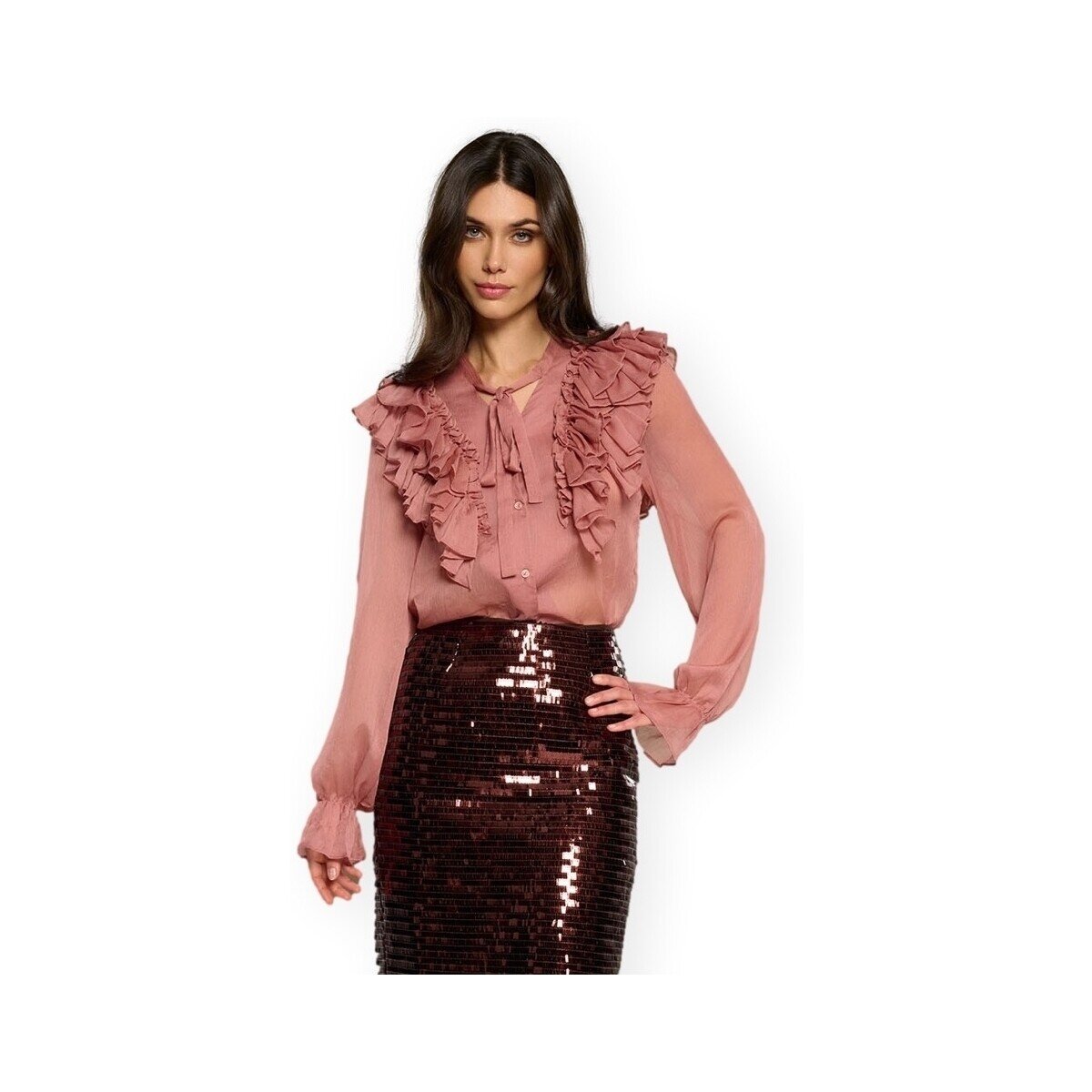 Minueto Îmbracaminte Ninetta Shirt - Dark Pink