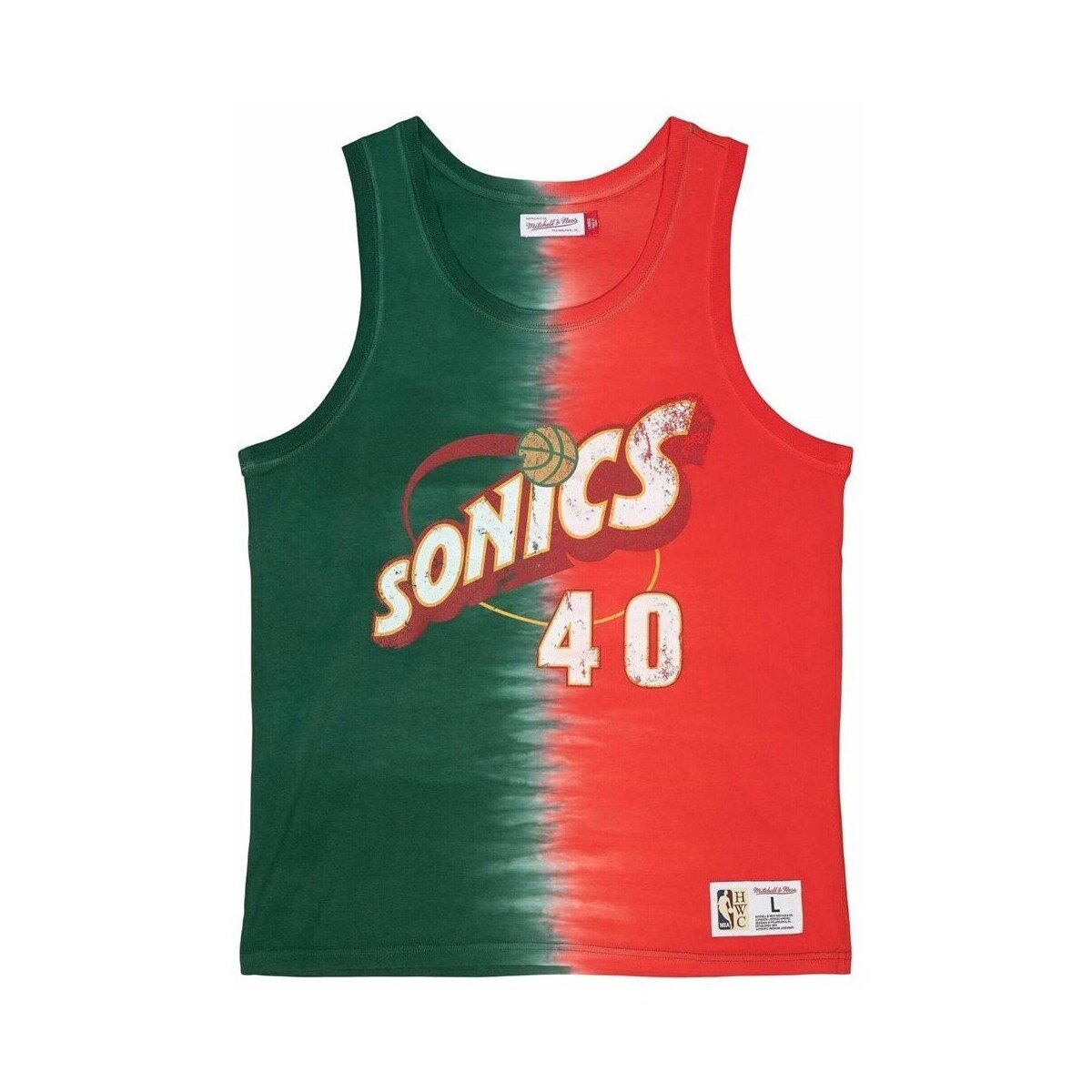 Mitchell And Ness Îmbracaminte Nba Seattle Supersonics Shawn Kemp Tie Dye