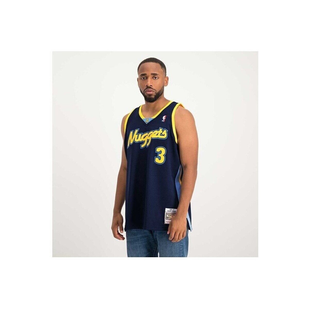 Mitchell And Ness Îmbracaminte Nba Swingman Denver Nuggets Allen Iverson