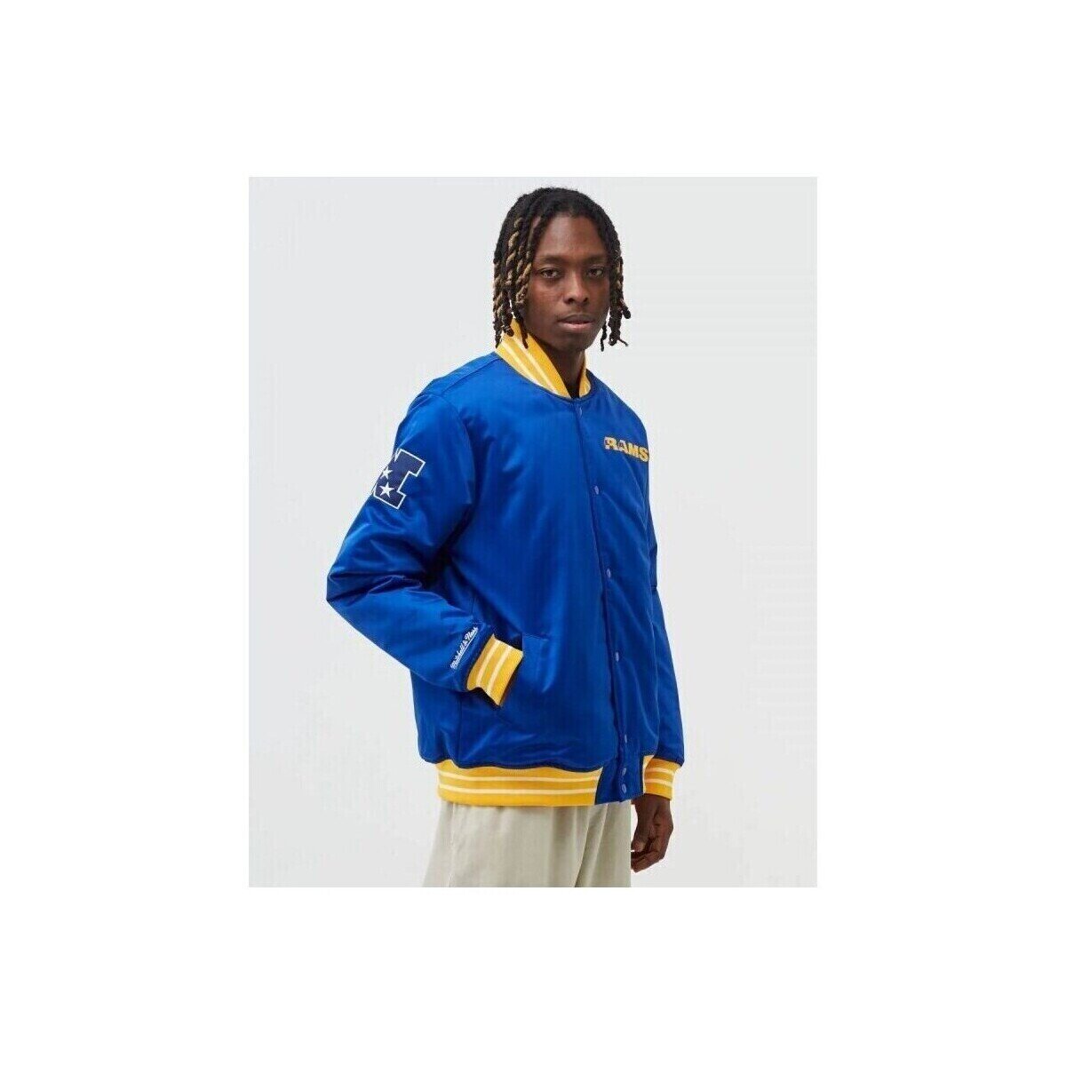 Mitchell And Ness Îmbracaminte Nfl Heavyweight Satin Jacket Los Angeles Rams M
