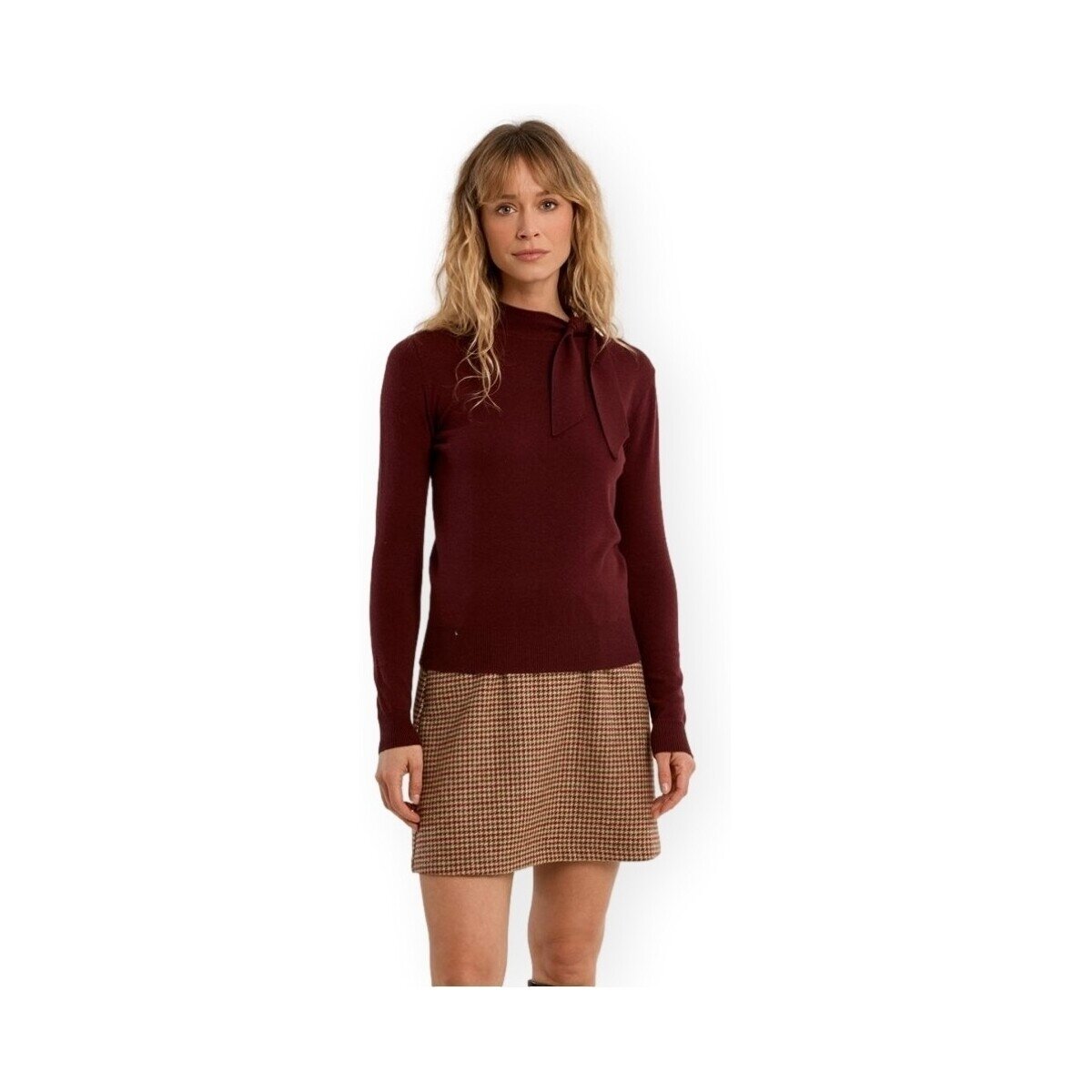 Molly Bracken Îmbracaminte Knit BT210 - Dark Red