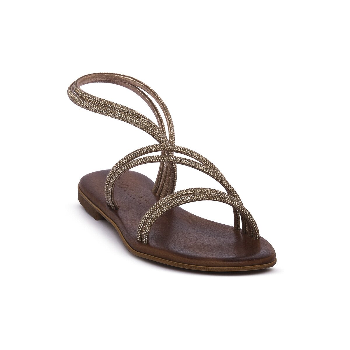 Mosaic Pantofi GOLD BROWN NAOMI