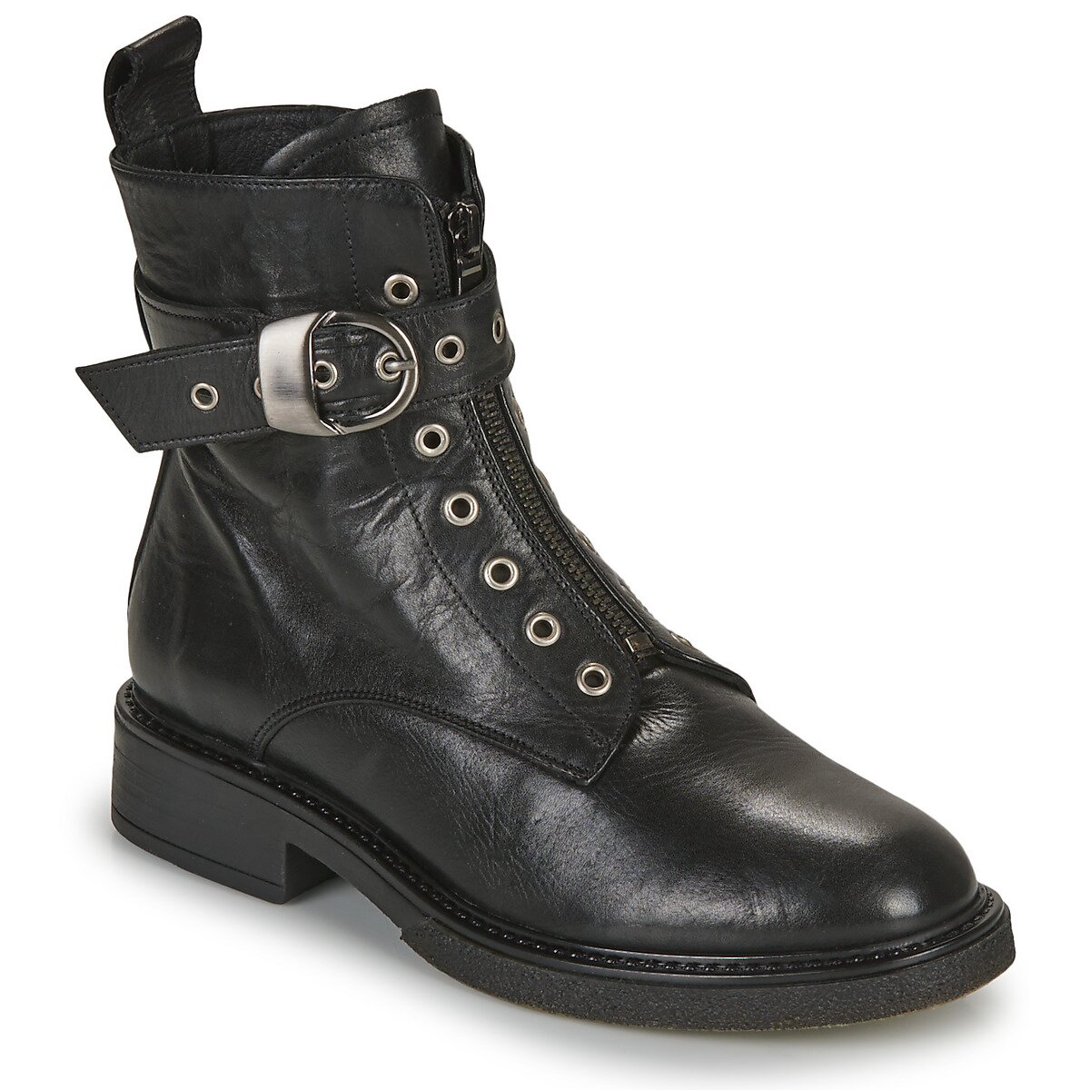 Myma Pantofi 7104-CUIR-NOIR